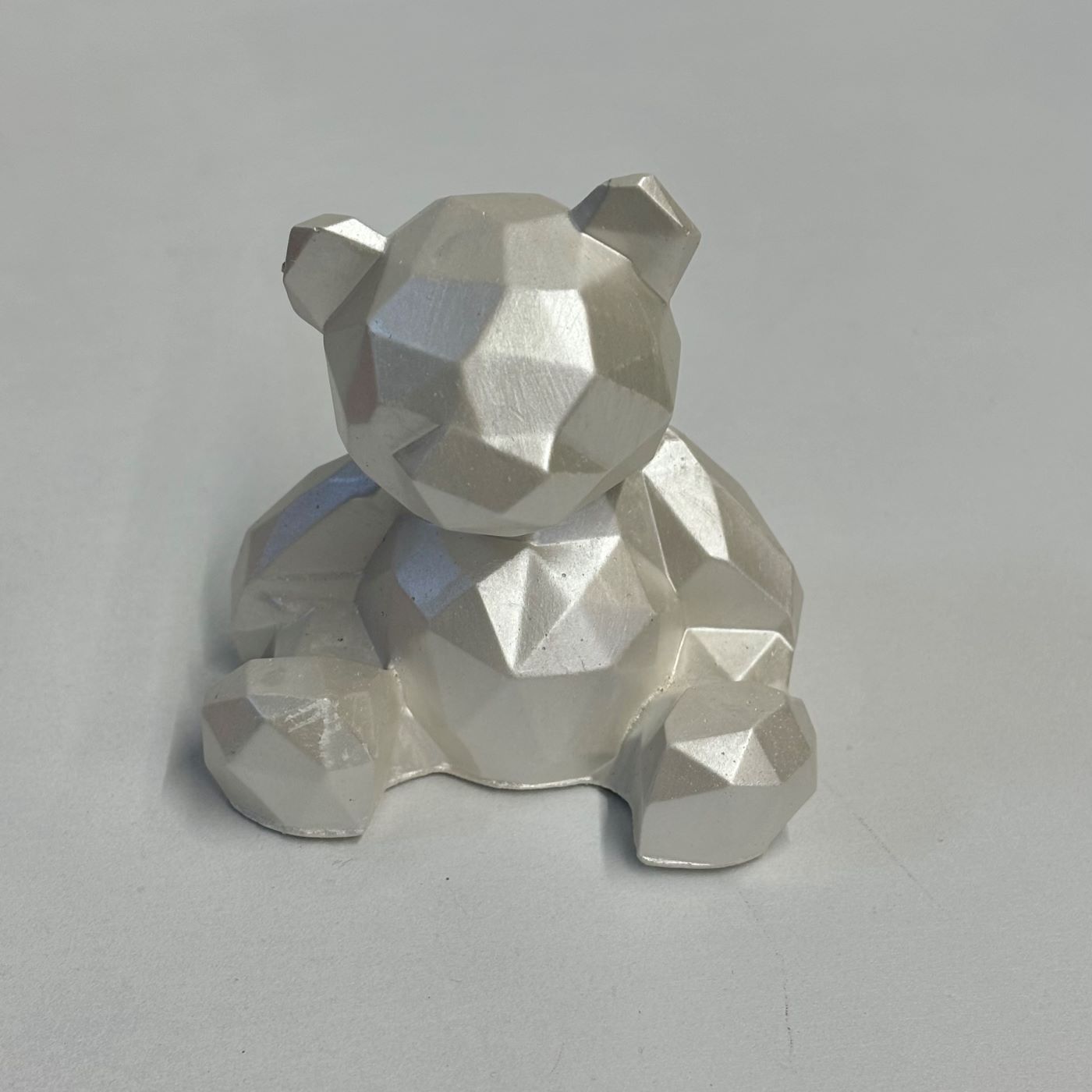 МИШКА ГИПСОВЫЙ ПЕРЛАМУТРОВЫЙ