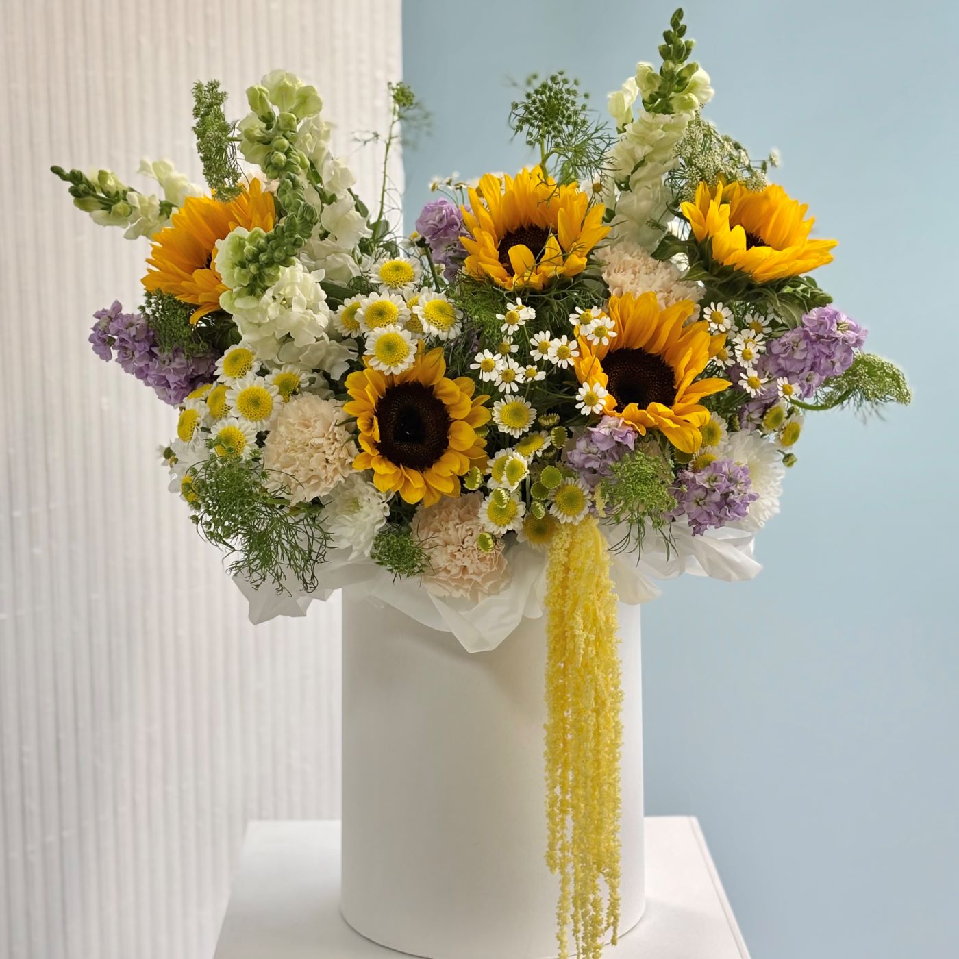 КОРОБКА С ПОДСОЛНУХАМИ