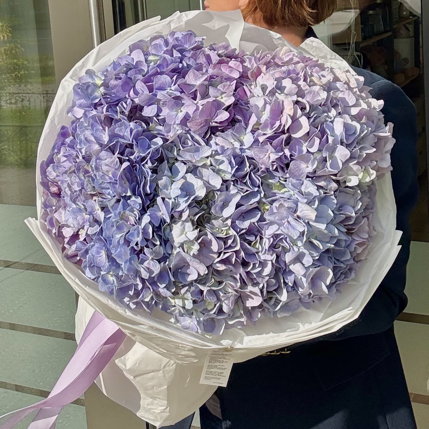 БУКЕТ ИЗ ГОРТЕНЗИЙ