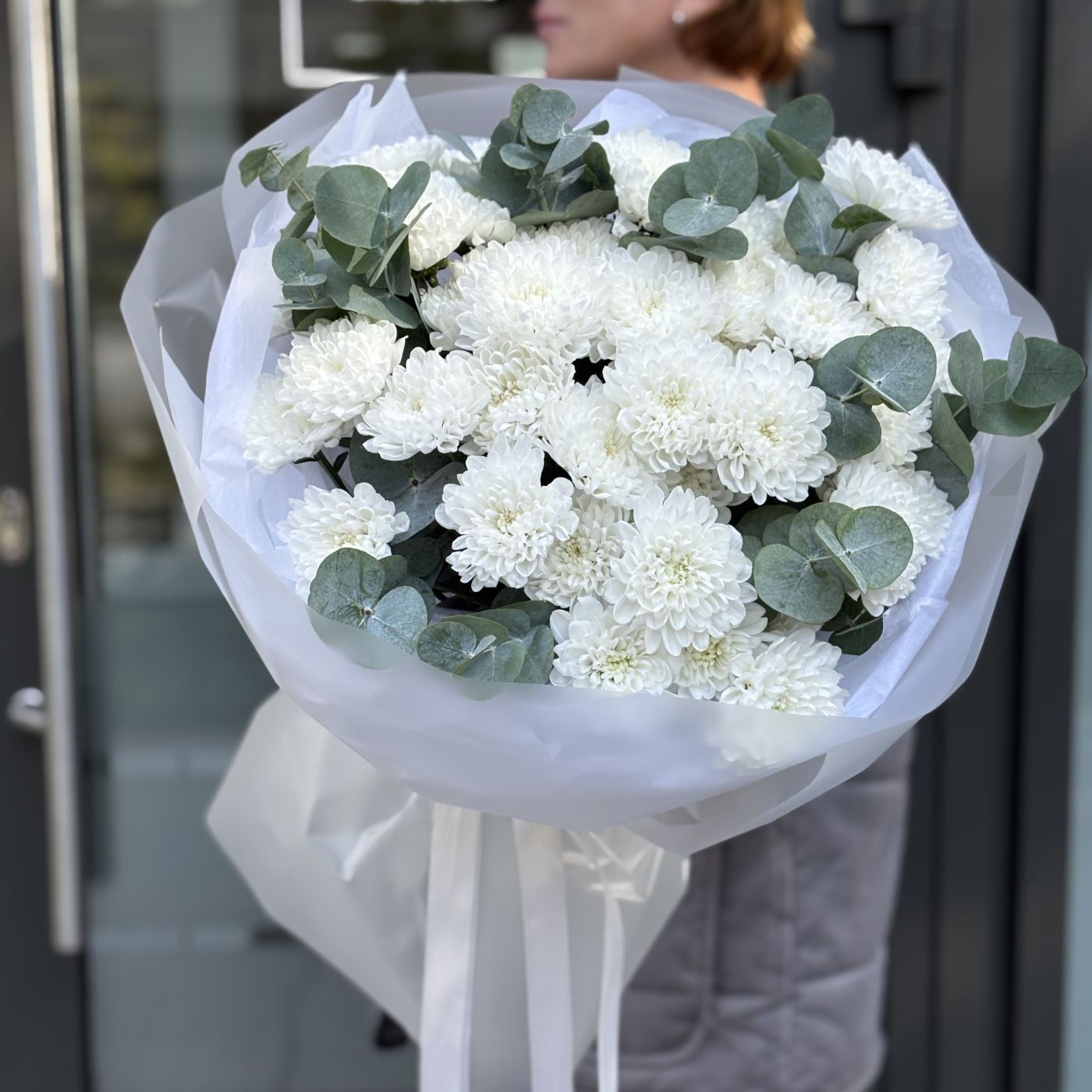 БУКЕТ ИЗ ХРИЗАНТЕМ