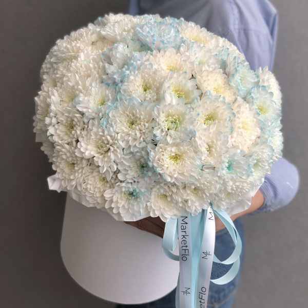 КОРОБКА С ХРИЗАНТЕМАМИ