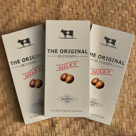 Шоколад "Бушерон" молочный с фундуком