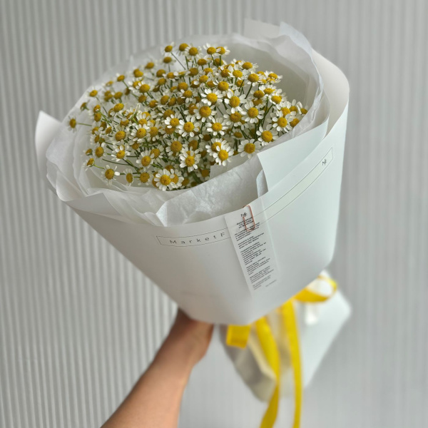 БУКЕТ- КОМПЛИМЕНТ ИЗ РОМАШЕК