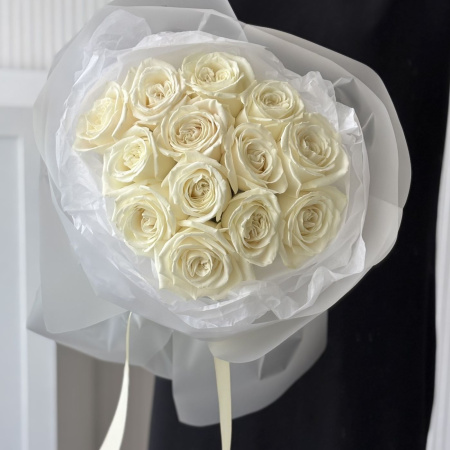 БУКЕТ ИЗ РОЗ ПЛАЯ БЛАНКА