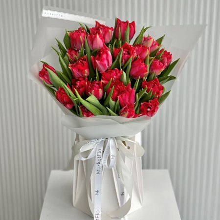 БУКЕТ ИЗ 25 ТЮЛЬПАНОВ