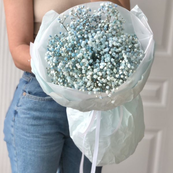 БУКЕТ ИЗ ГИПСОФИЛЫ