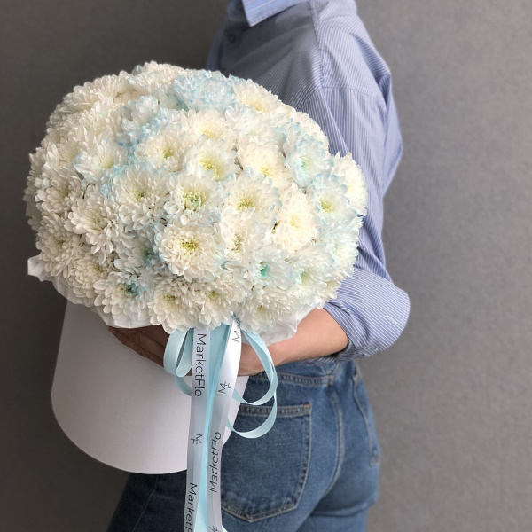 КОРОБКА С ХРИЗАНТЕМАМИ