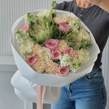 БУКЕТ С БРАССИКОЙ