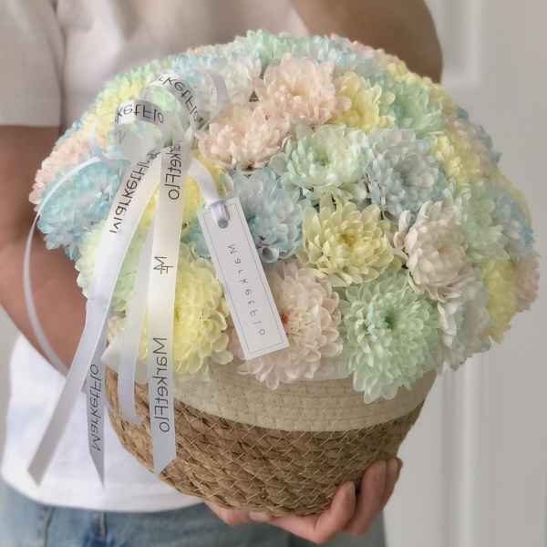 ХРИЗАНТЕМЫ В ЛУКОШКЕ