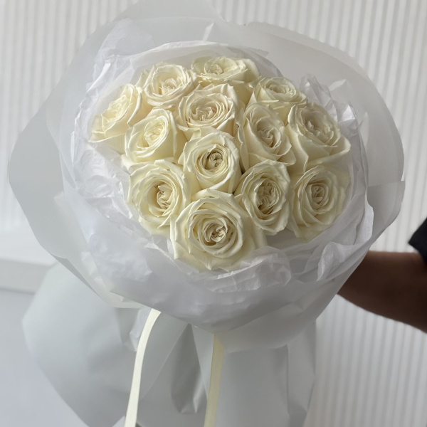 БУКЕТ ИЗ РОЗ ПЛАЯ БЛАНКА