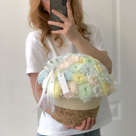 ХРИЗАНТЕМЫ В ЛУКОШКЕ